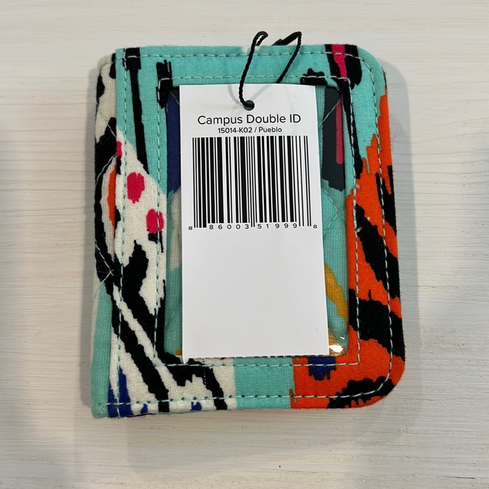 Vera Bradley Pueblo Campus Double ID NWT